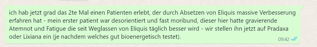 seltene Nebenwirkung unter Blutverdünner Eliquis erlebt | Dr.med